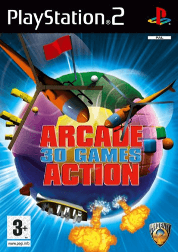 Arcade Action: 30 Games box art for Playstation 2